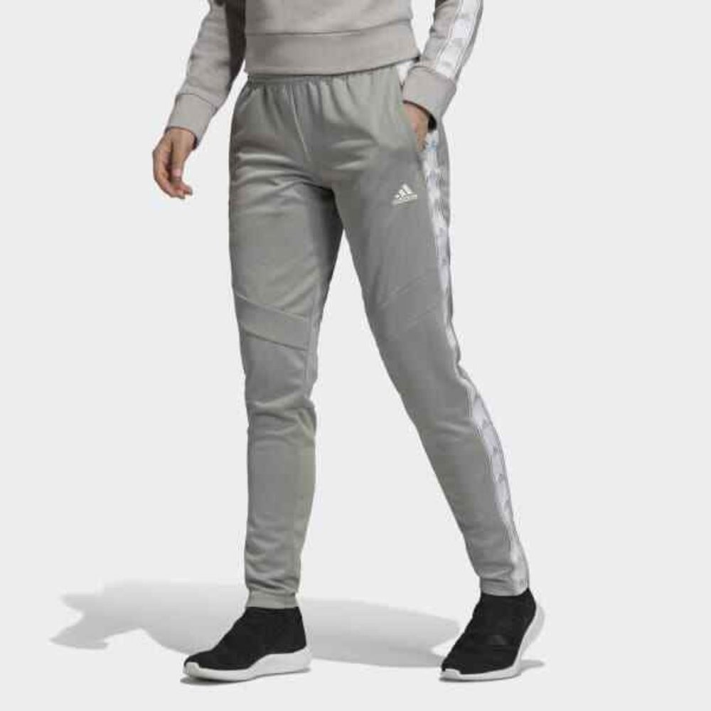 adidas Tiro 19 Training Pants Womens XS Grey White